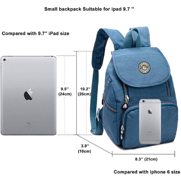 8936 Nylon Mini Casual Waterproof Backpack Shoulderbag Rucksack Travel Bag main image 8